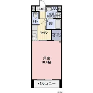 PLUMECEヒロC【201号室】の間取り