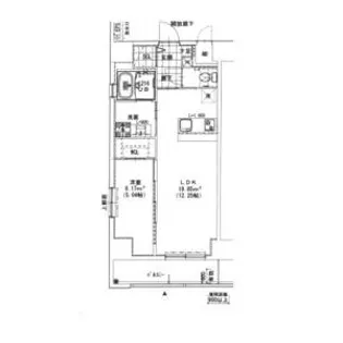 THE SIX【3階】の間取り