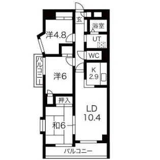 日本泉ビル【11階】の間取り