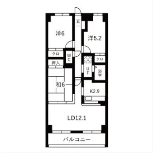 日本泉ビル【9階】の間取り