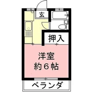 1Kの間取り画像