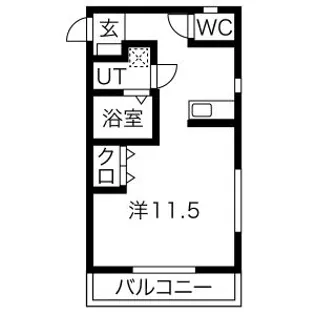 GOOD LUCK【4階】の間取り