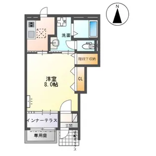 LIEN・K(リアン・ケイ)【1階】の間取り