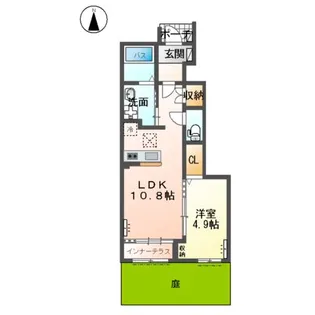 STAR TERRACE 岐南 スターテラス岐南【103号室】の間取り