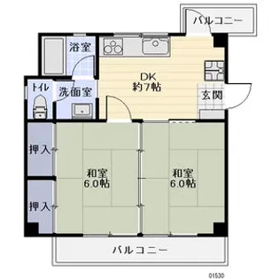 コーポ大島【3階】の間取り
