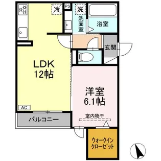 セシリア則武【3階】の間取り