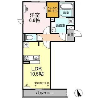 リバーパーク【3階】の間取り