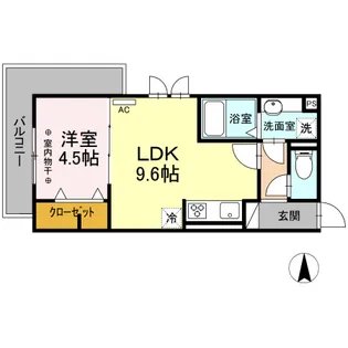 MAISON MINETTE(メゾン ミネット)【3階】の間取り