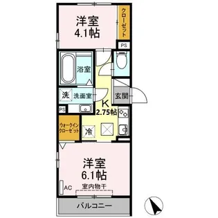 メイユール東丸【1階】の間取り