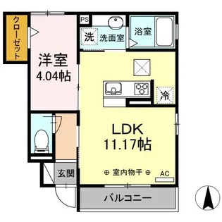 UPLAND(ウプロンド)【1階】の間取り