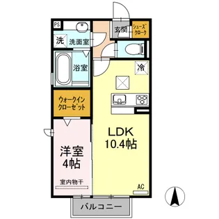 リヴエールM【1階】の間取り
