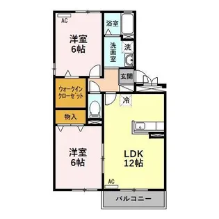 ルミエール A【3階】の間取り