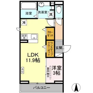 BELLFLOWER高森【2階】の間取り