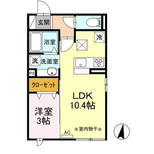 PERIDOT(ペリドット)【1階】の間取り