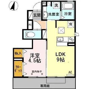 ドリームひまわり【1階】の間取り