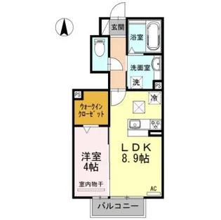 レジデンスかかみ野【1階】の間取り