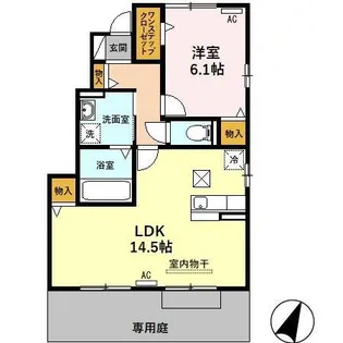 BEE HOUSE【1階】の間取り