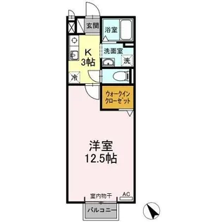 モナリエ北一色 B【2階】の間取り