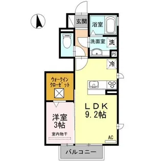 メゾンときⅤ A棟【1階】の間取り