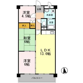 アン・ジュール【2階】の間取り