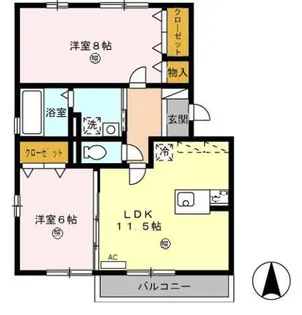 エルドラード清水【3階】の間取り