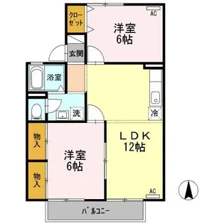 KUWA HOUSE【2階】の間取り