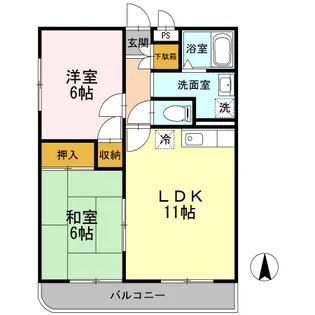 コアロードⅠ【2階】の間取り