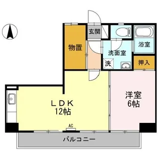 ハイム辻A【2階】の間取り