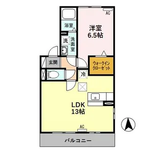 VILLA FORESTA B【1階】の間取り