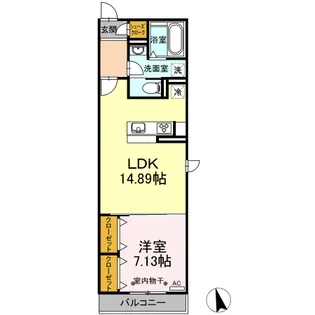 マハロ(MAHALO)【3階】の間取り