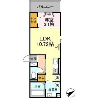 ANGELⅡ【2階】の間取り