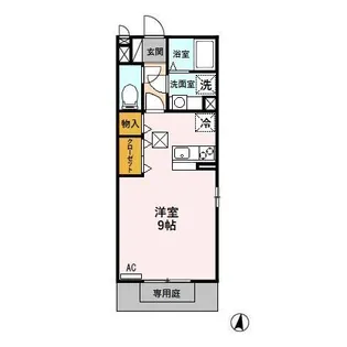 セジュール辻Ⅱ【1階】の間取り