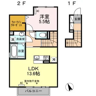 ルミエール【2階】の間取り