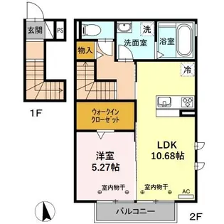アメニティ31【2階】の間取り