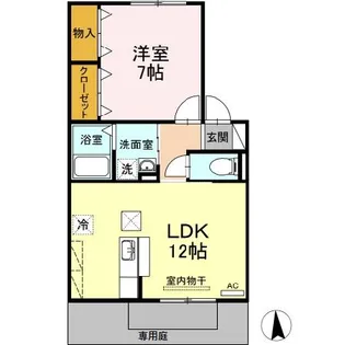 DEAR COURT【1階】の間取り