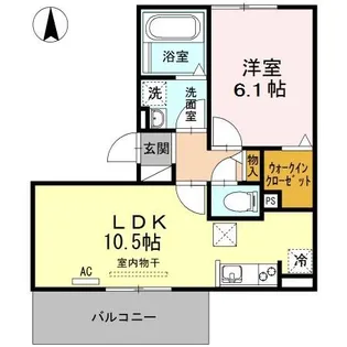 ソンリーサ【1階】の間取り