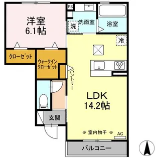 ルミナーレ・アイ S棟【1階】の間取り