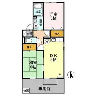 フォレスタ松永 A棟【1階】の間取り