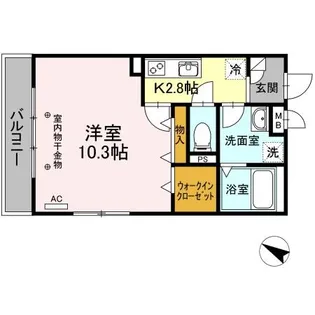 ヴェル ドミール【1階】の間取り