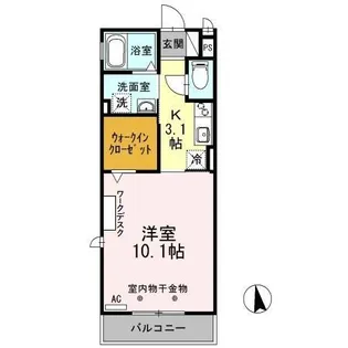 エスパレオ・M【1階】の間取り