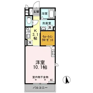 エスパレオ・M【2階】の間取り