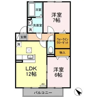 プリマベーラ【1階】の間取り