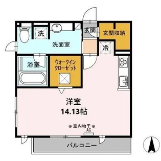 フェリーチェ【1階】の間取り