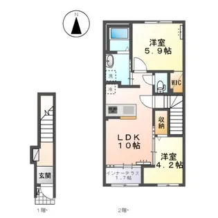 PATRIA(パトリア)【203号室】の間取り