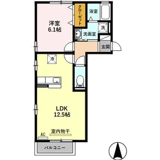 サンフローラル岐南 A【2階】の間取り