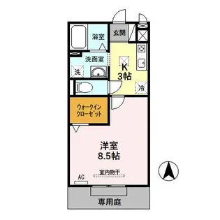 セジュール望 A【1階】の間取り