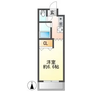 PRUSTA長良【3階】の間取り