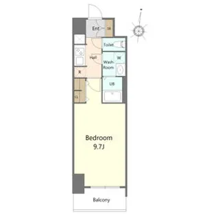SーRESIDENCE岐阜駅【7階】の間取り