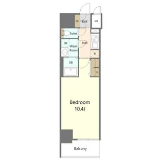 SーRESIDENCE岐阜駅【10階】の間取り