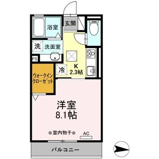 LUANA林町(ルアーナハヤシマチ)【1階】の間取り